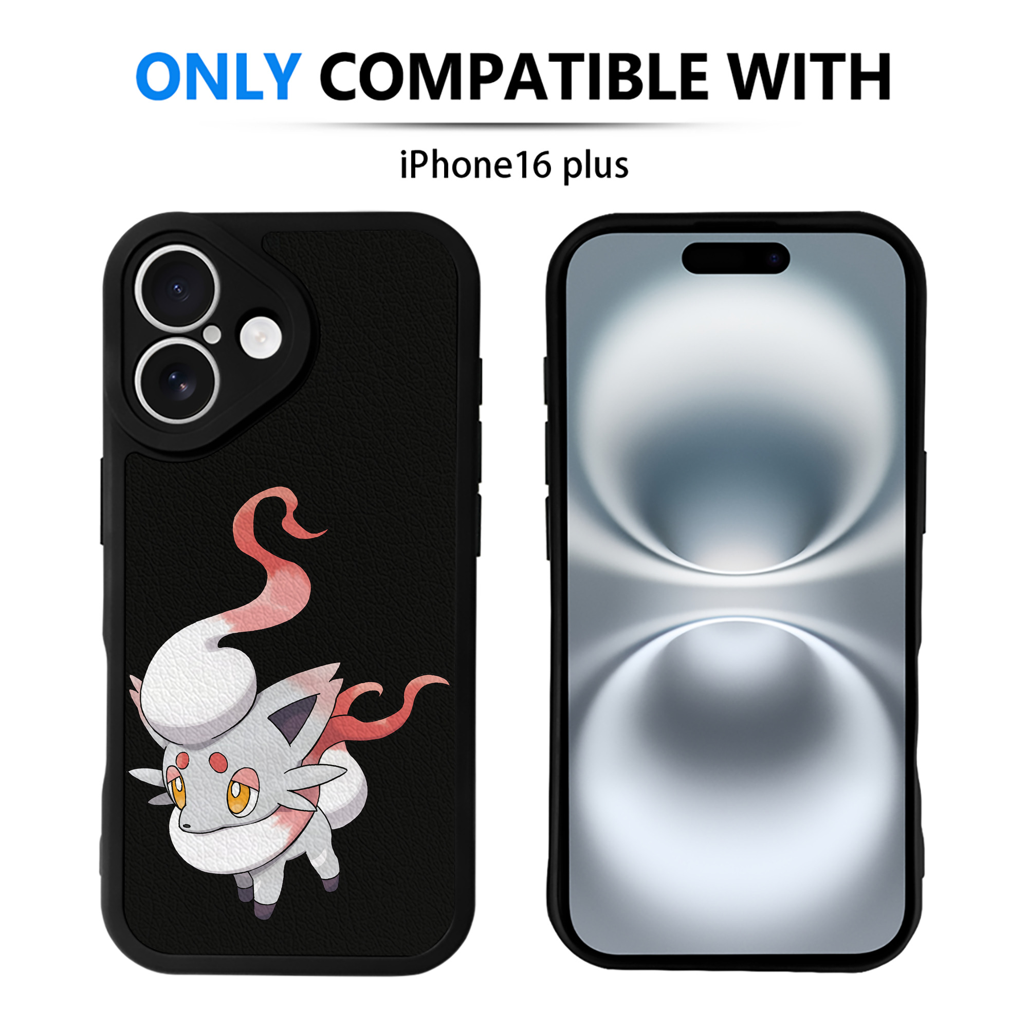 （画像用） ポケットモンスター Pokémon 【iPhone 16シリーズ対応】シリコンスマホケース（レザー調） 材質：シリコン